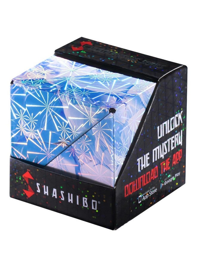 SHASHIBO Holographic Shape Shifting Box - STEM Magnetic Fidget Cube that Transforms Into Over 70 Shapes, Download Fun in Motion Toys Mobile App (Polar) - Image 1