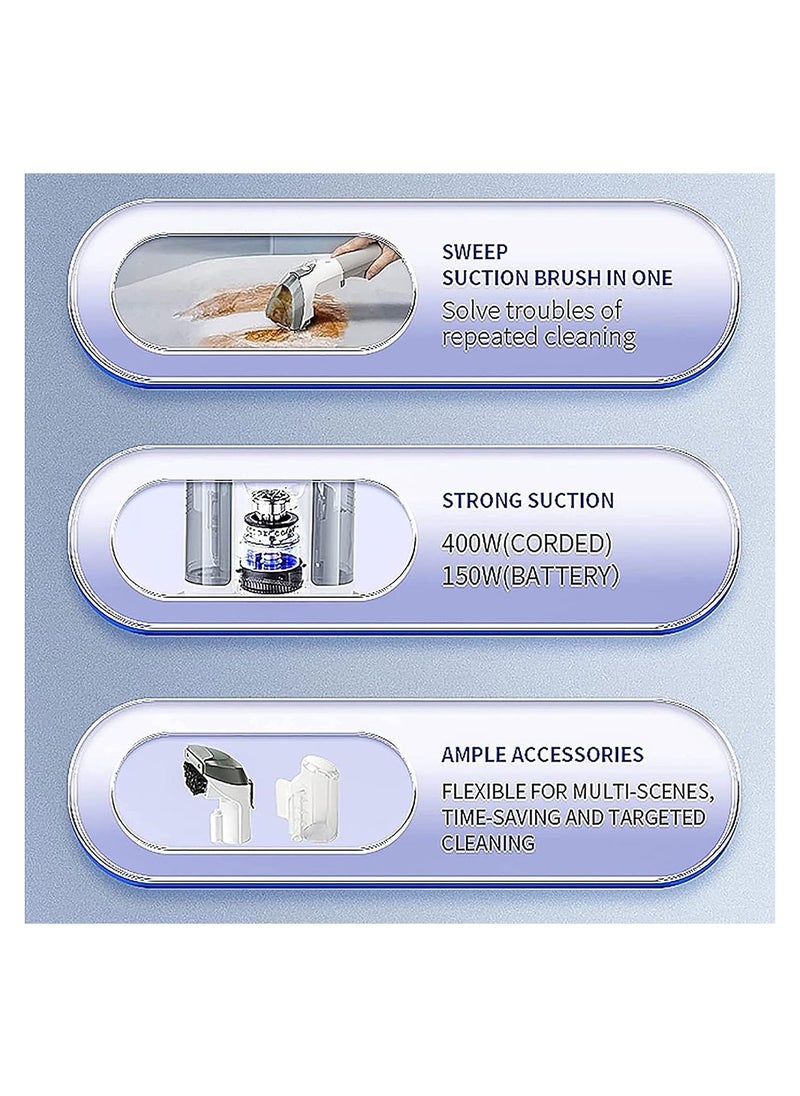 Cool Baby - COOLBABY Multifunctional Fabric Cleaning Machine Steam Cleaner Carpet Cleaner Multifunctional Wet Dry Sofa Cleaner with Brushes Cloth Sofa Cleaning Machine - Image 1