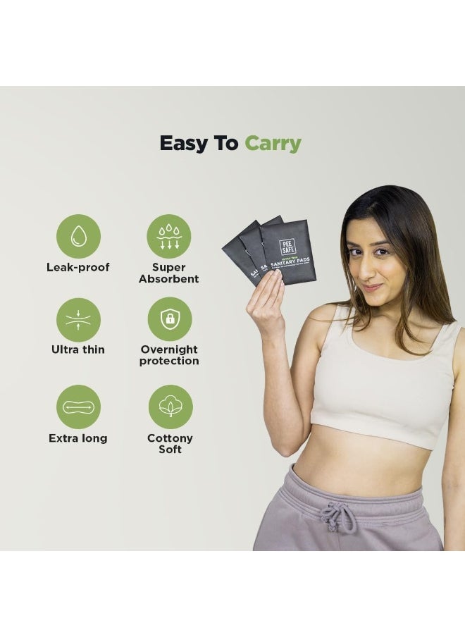 PEESAFE - Ultra Thin Sanitary Pads For Women Cottony Soft Sanitary Napkins For Ultra Comfort Pack Of 30 - Image 1