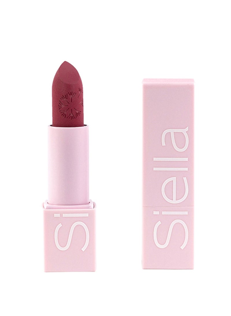 Siella Beauty Camellia Flower Power Matte Lipstick,Upto 10 hr Long Lasting Lipstick, Made In Italy - Image 1