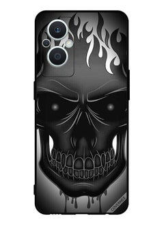 Covernex Protective Case Cover For Oppo Reno 7 Lite Skull Art  - Image 1
