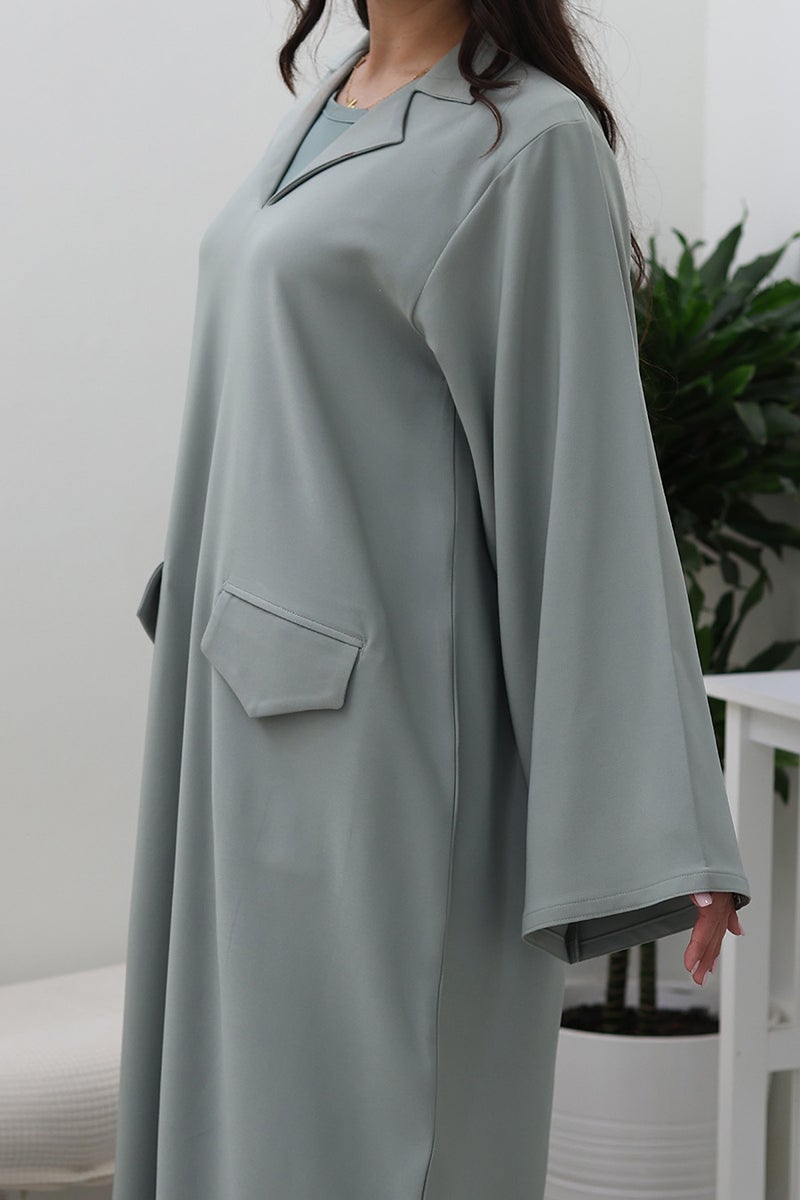 NUKHBAA Sage Serenity Dress-759 - Image 3