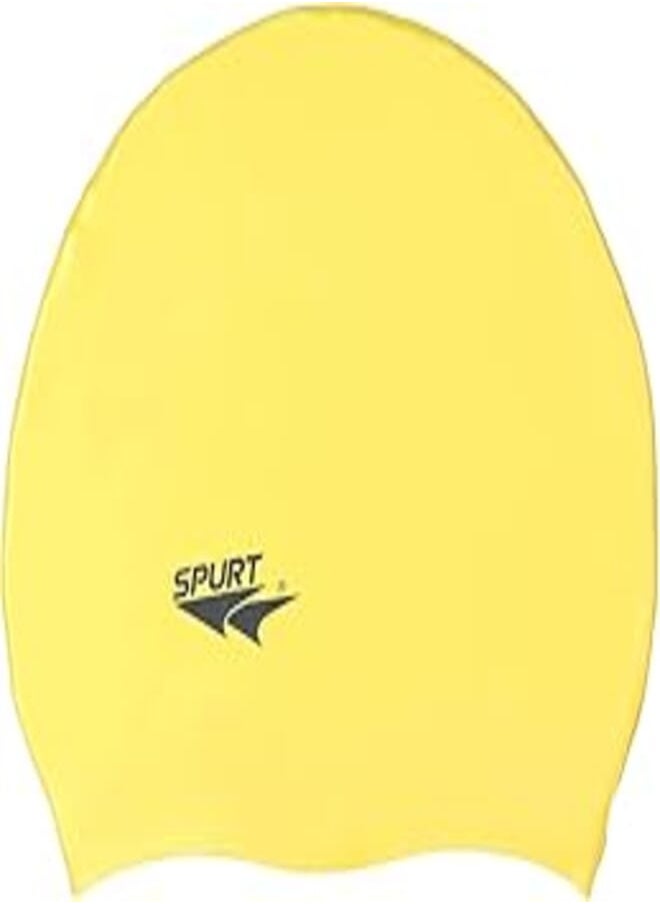 Spurt SPURT Silicone Swimming Cap in Bag Yellow 