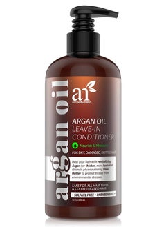 Artnaturals Argan Oil Leave-In Conditioner - (12 Fl Oz / 355ml) - Made with Organic and Natural Ingredients - for All Hair Types – Treatment for Damaged, Dry, Color Treated and Hair Loss (ANHA-0802)