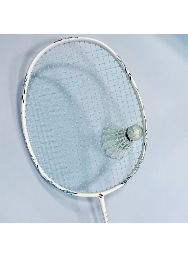 Kumpoo Badminton Racket K520 Upgraded Version, Xunfeng Full Carbon 4u Balanced Racket, K520pro Pearl White - Image 2