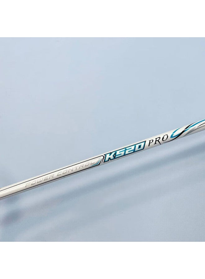 Kumpoo Badminton Racket K520 Upgraded Version, Xunfeng Full Carbon 4u Balanced Racket, K520pro Pearl White - Image 4