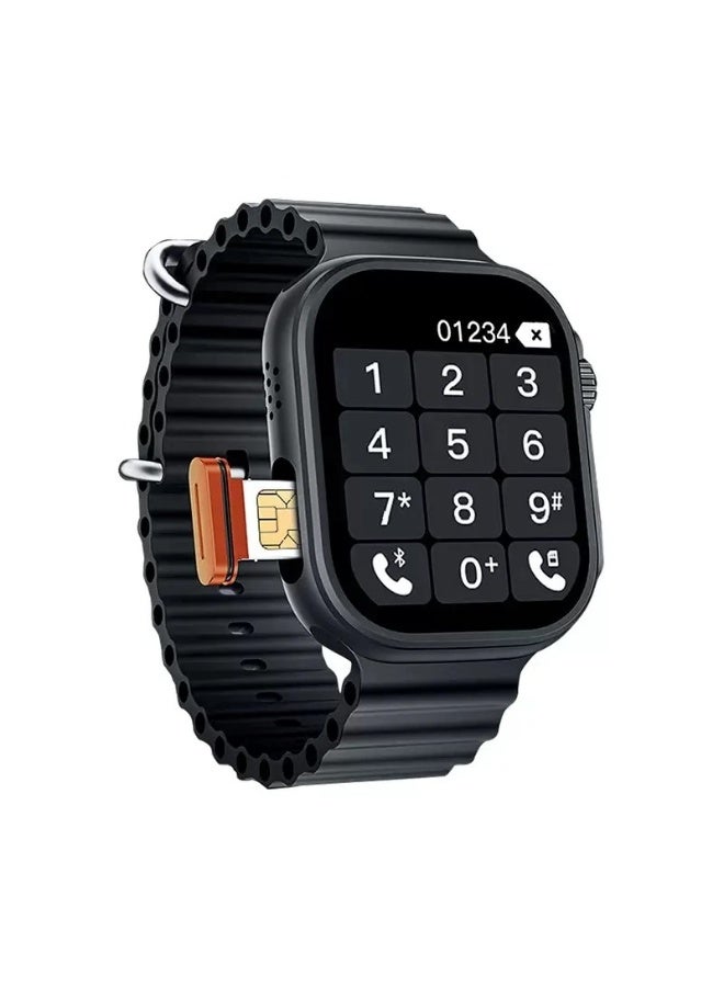 BW9 PRO Smart Sim Card Watch with 4G Connection And 2 Extra Straps - Image 2
