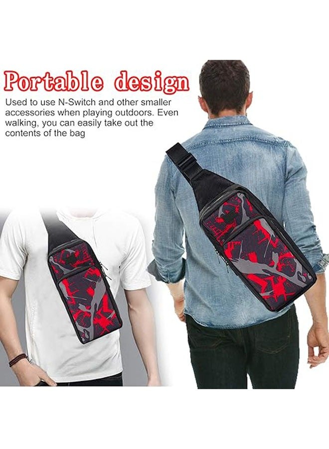 Portable travel suitcase for Nintendo Switch, durable shoulder storage bag stylish backpack for Switch/Switch Lite console accessories - Image 4