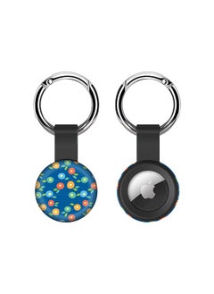 Stylizedd Airtag Case Metal Key Ring with Tough Case for Apple Airtag cover - Floral Bubbles  - Image 1
