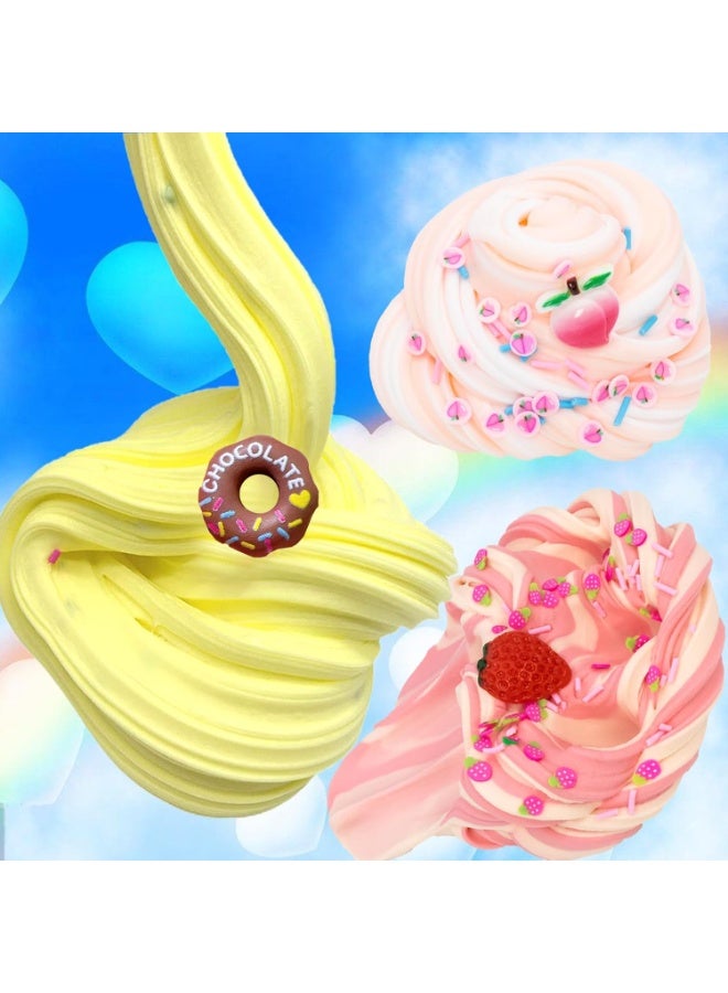 سيمدو طقم سلايم الزبدة 12 قطعة مع حليات على شكل كيك – سلايم ناعم جداً وغير لاصق، لعبة لتخفيف التوتر للبنات، مثالي كهدايا حفلات وأعياد ميلاد - Image 4