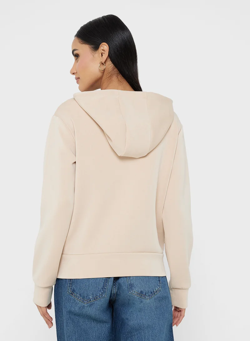 GUESS Olympe Full Zip Hoodie Sweatshirt