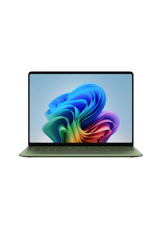 مايكروسوفت Surface Laptop Copilot+PC With 13.8 Inch 120Hz Touch Display, Snapdragon X2 Elite Processor/ 16GB RAM DDR5/ 1TB SSD/ Emerald - Image 1