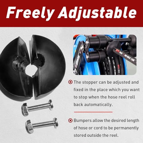 FixlyFido Ball Stopper for Air Hose Reels - Compatible with 1/2 Inch Air Hoses - Prevents Tangling and Damage - Image 4