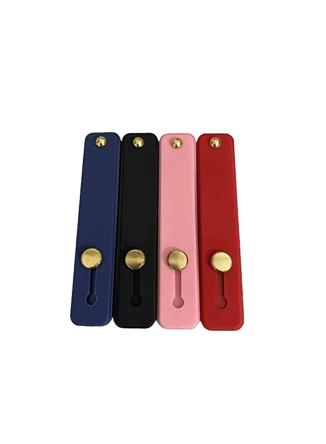 PROMASS Mobile Grip Strap Finger Holder for Smart Phones 4 colors black pink red blue - Image 2