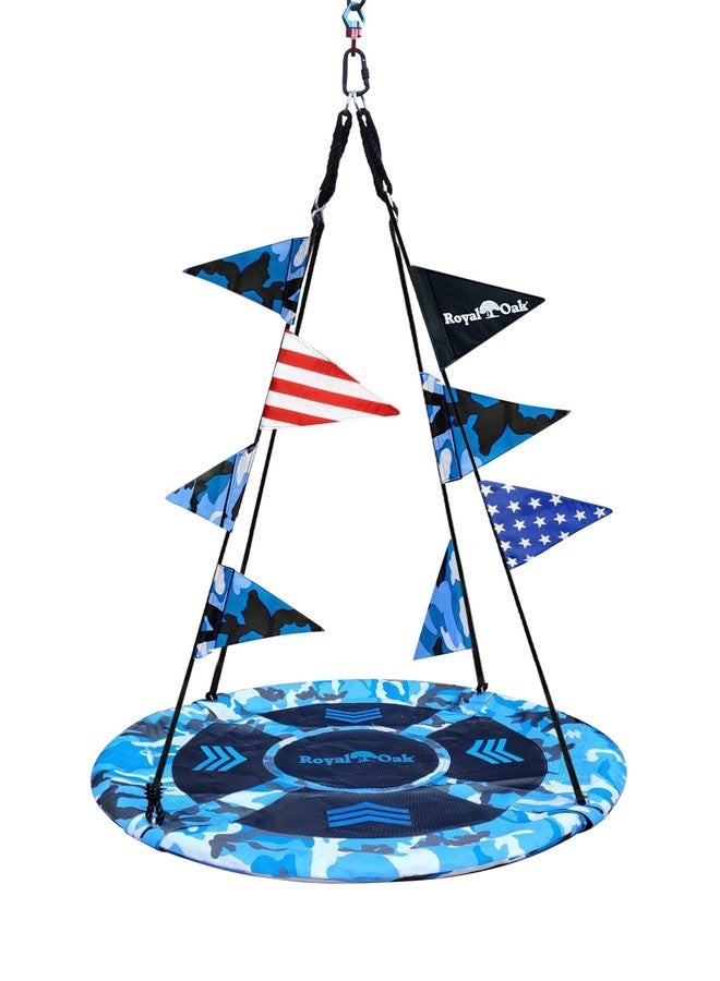 Royal Oak Colorful Flags for Saucer Swing, Tire Swings, Weather Proof, Durable Material, Great for Parties and Events (Camo Flags replacement) - Image 2