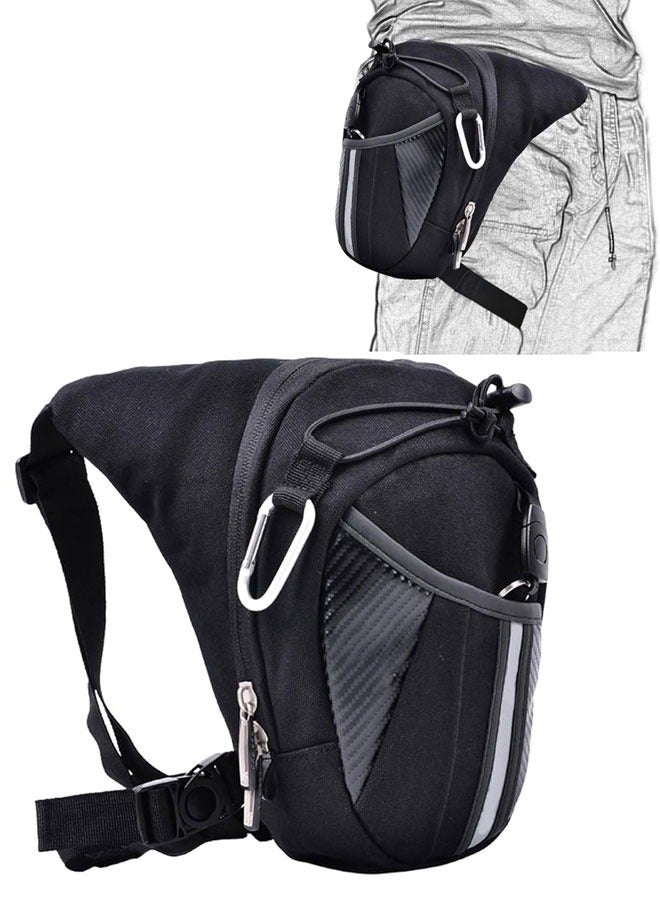 Generic Tactical Drop Leg Bag Thigh Pack WaistBum Fanny Multi-Purpose Military BagsExpandable Space for Rider MotorcycleBike Cycling Hiking Travel Outdoor Activities(Black)  - Image 1