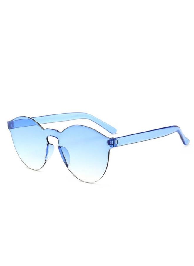 Generic - 2023 Rimless Sunglasses Women Ocean Color Lens Sun Glasses Colorful Round frame Transparent Shades UV400 Oculos De Sol Gafas-Lenses Color:19-Ships From:CHINA - Image 1
