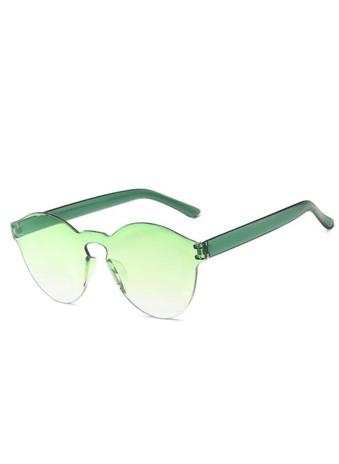 Generic - 2023 Rimless Sunglasses Women Ocean Color Lens Sun Glasses Colorful Round frame Transparent Shades UV400 Oculos De Sol Gafas-Lenses Color:19-Ships From:CHINA - Image 1