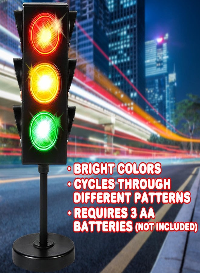 ArtCreativity Traffic Light Table Lamp for Kids, 1 PC, Bedside Lamp with Color Changing LEDs, Cool Nightlight for Girls and Boys, Decorative for Living Room, Bedroom, or Playroom, 11 Inches - Image 4