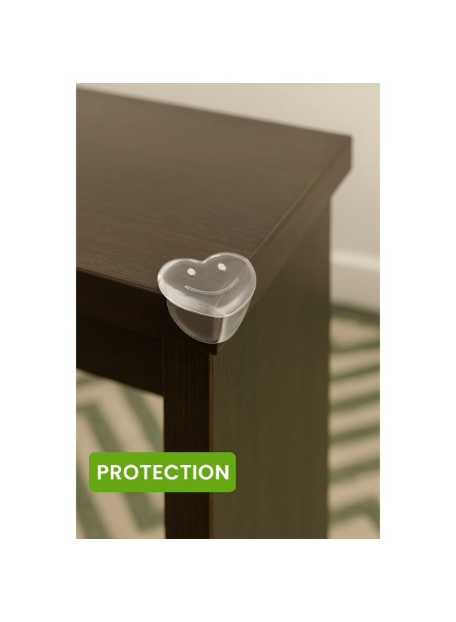 Weikang 4 قطع واقي زوايا الأثاث لسلامة الأطفال - حماية آمنة لحواف الطاولات - Image 1