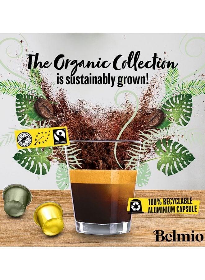 Belmio Bio Single Origin Colombia - 120 Coffee Capsules - Colombia Espresso - Intensity 7 - Aluminum Nespresso Compatible Capsules - Made in Belgium - Image 3