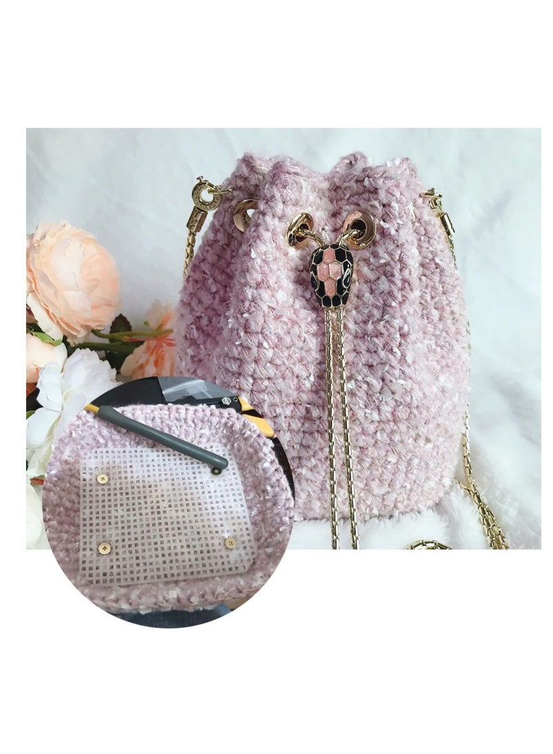 كابتن تيك Plastic Mesh Canvas Sheets, 6 Pcs Clear Plastic Canvas Sheets, Big Size Clear Needlepoint Embroidery, Blank Canvas Sheets for Embroidery Projects, Acrylic Yarn Crafting, Knit Crochet Projects - Image 4