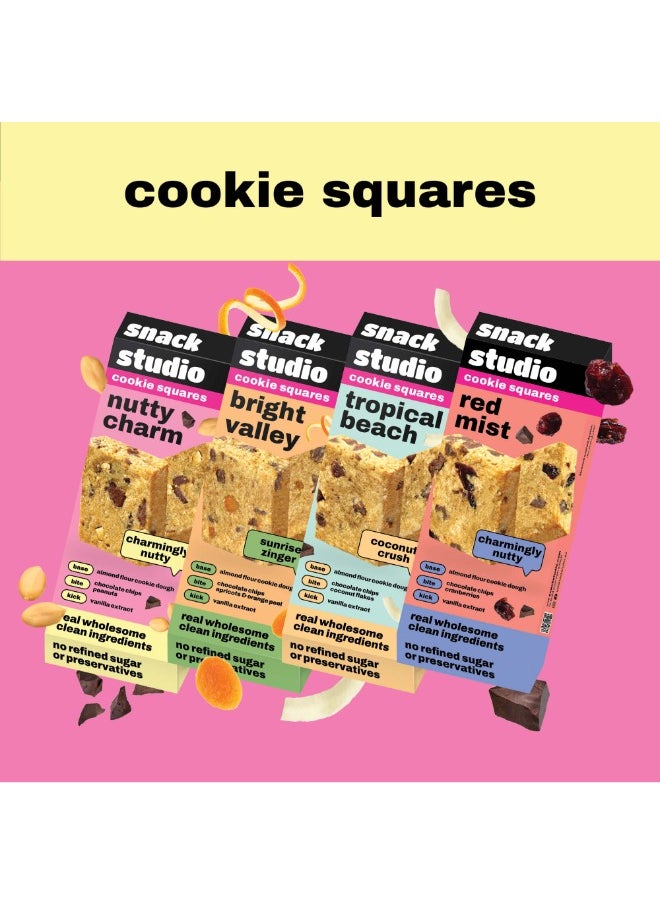 Snack Studio - Nutty Charm Choco Chip And Peanuts Cookie Squares - Image 1