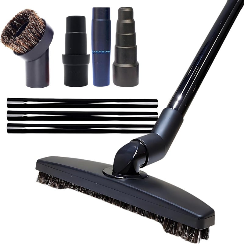 GHAMADE for Shark Navigator NV360 NV356E NV352 NV350 NV355 Vacuum: Hardwood Floor Brush Head, Horsehair Dust Brush Attachment plus Vacuum Extension Wands (for Shark Navigator NV360 NV356E NV352 NV350 NV355) - Image 1