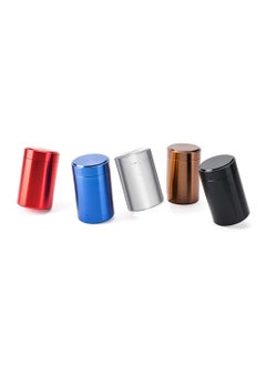 Excefore Tea Tins, 5 Pcs Alloy Containers, Waterproof Storage Containers Jar, Portable Multipurpose Airtight Container for  Tea Coffee Spices Traveling  - Image 1