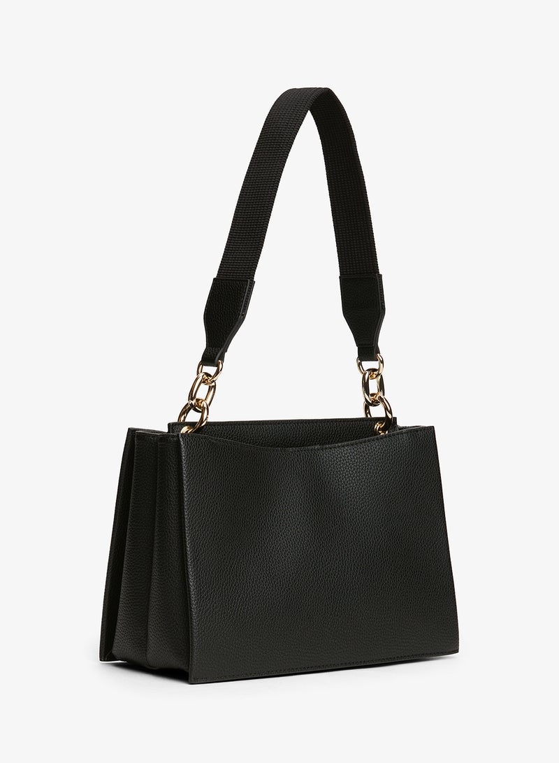 تومي هيلفيغر حقيبة ساتشل متوسطة الحجم نسائية - Image 3