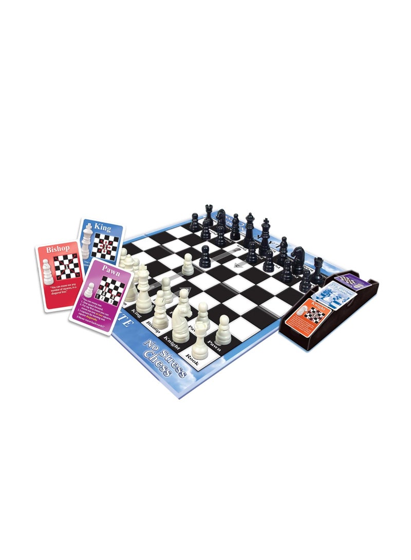 Winning Moves No Stress Chess by Winning Moves Games USA, Celebrating 20 Years as The Chess Teaching Game Using Innovative Action Cards, for 2 Players, Ages 7+ (1091) - Image 4