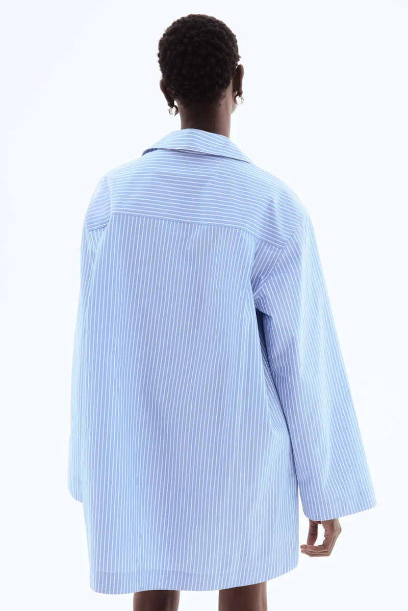 H&M Lace-up shirt dress