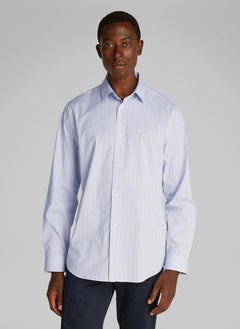 CALVIN KLEIN Regular Fit Poplin Stripe Shirt  - Image 1
