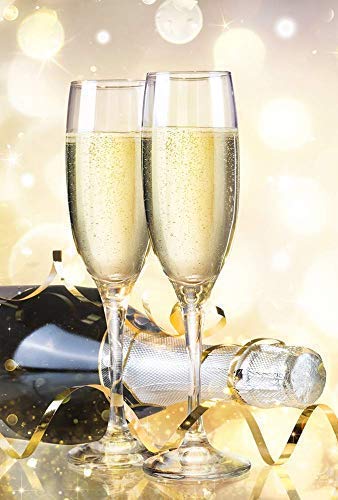 Reflector Classic Tulip Flute Champagne Transparent Wine Glasses 250ml_Clear Set of 6 - Image 2