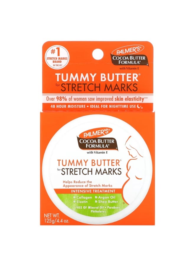 بالمرز، تركيبة زبدة الكاكاو® مع فيتامين E، زبدة البطن لعلاج علامات التمدد، 4.4 أونصة (125 جم) - Image 2