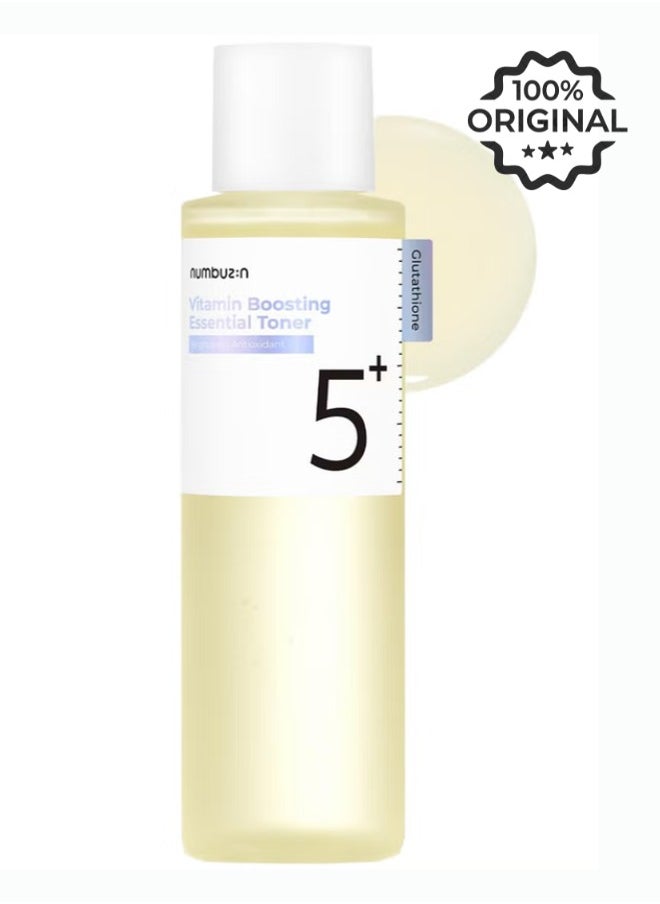 numbuzin Numbuzin No.5+ Vitamin Boosting Essential Toner - Niacinamide-Powered Toner for Hyperpigmentation Brightening, Antioxidant Protection, and Gentle Care 200ml  - Image 1