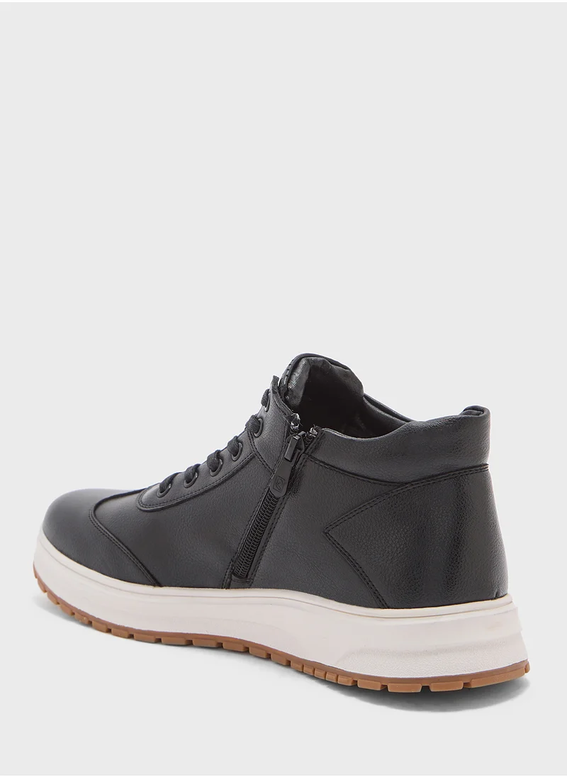 روبرت وود Elevated Outsole Casual High Top Sneakers