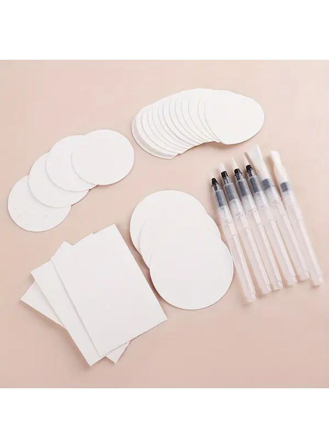 DIY Foam Texture Painting Paper 6 10pcs 3D Creative Drawing Magic Canvas Sponge Art - Image 3
