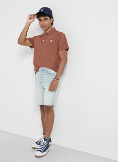 Seventy Five Polo Solid Shorts Sleeve T-Shirt  - Image 4