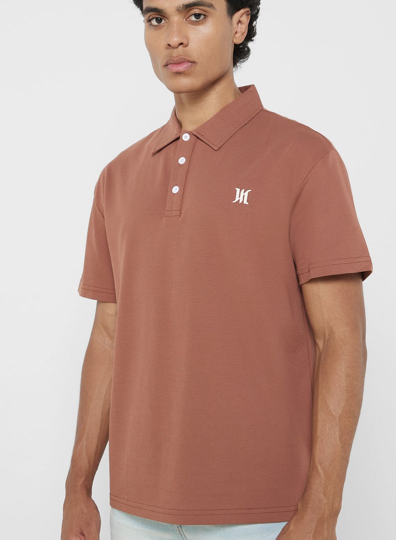 Seventy Five Polo Solid Shorts Sleeve T-Shirt - Image 3