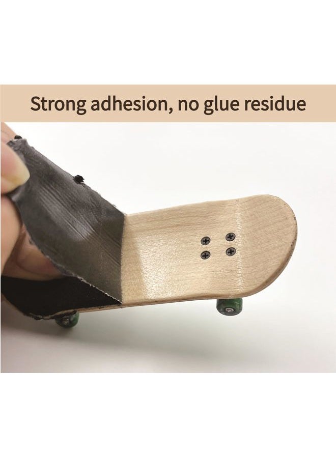 RACOFSB Fingerboard Foam Grip Tape, Finger Skateboard Griptape 40mmX110mm (16pcs Black 8pcs White) - Image 3