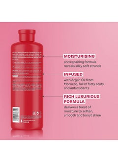 Lee Stafford Argan Oil Nourishing Hair Conditioner, 16.9 Fl Oz For Dry Dull And Naturally Coarse Hairs Hair Tretament Cream Defrizz Hair  - Image 3