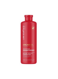 Lee Stafford Argan Oil Nourishing Hair Conditioner, 16.9 Fl Oz For Dry Dull And Naturally Coarse Hairs Hair Tretament Cream Defrizz Hair  - Image 1