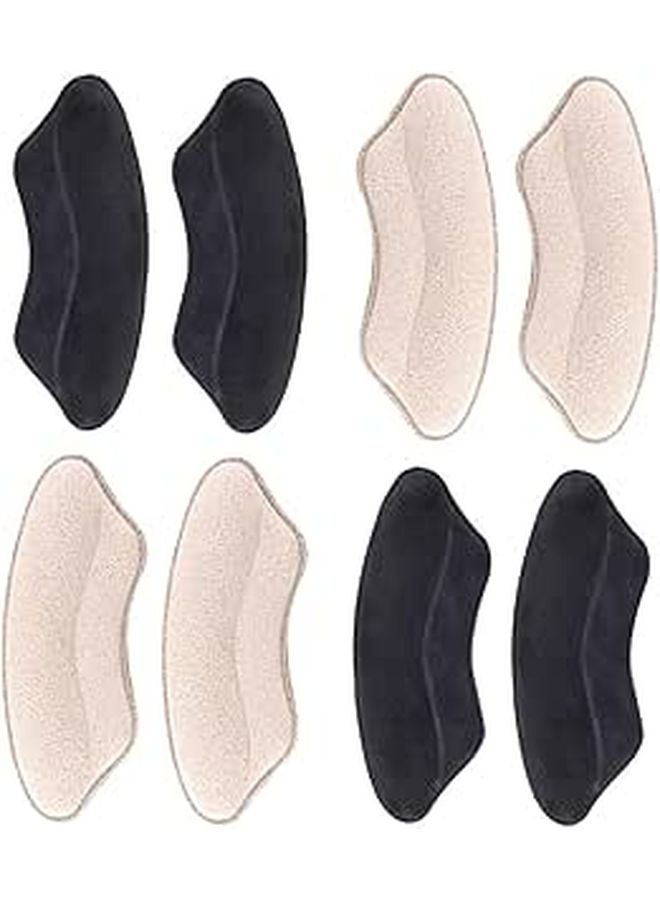 Wear Resistant Rear Heel Stickers 4 Pairs Sponge Cushions Anti Abrasion Pads For Women High Heels - Image 1