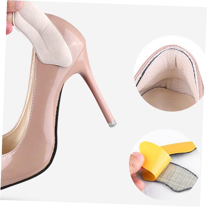 Wear Resistant Rear Heel Stickers 4 Pairs Sponge Cushions Anti Abrasion Pads For Women High Heels - Image 4