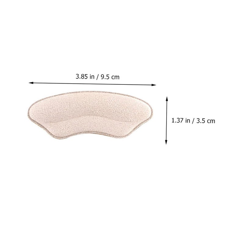Wear Resistant Rear Heel Stickers 4 Pairs Sponge Cushions Anti Abrasion Pads For Women High Heels - Image 3