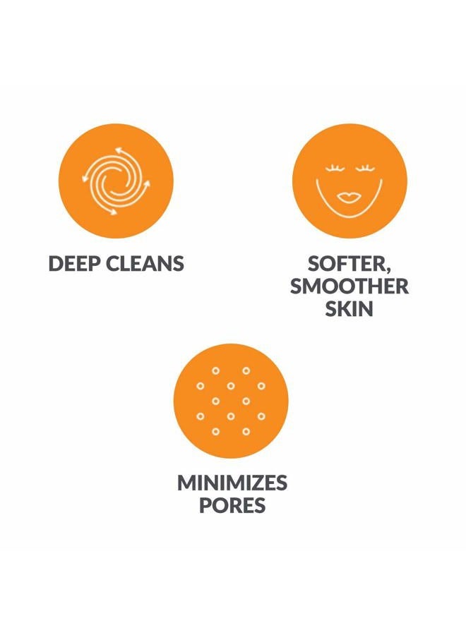 Clarisonic رأس فرشاة تنظيف الوجه بعمق متوافقة مع ميا 1، ميا 2، ميا فيت، ألفا فيت، سمارت بروفايل أبلفت وألفا فيت إكس، عبوة من 2 - Image 2