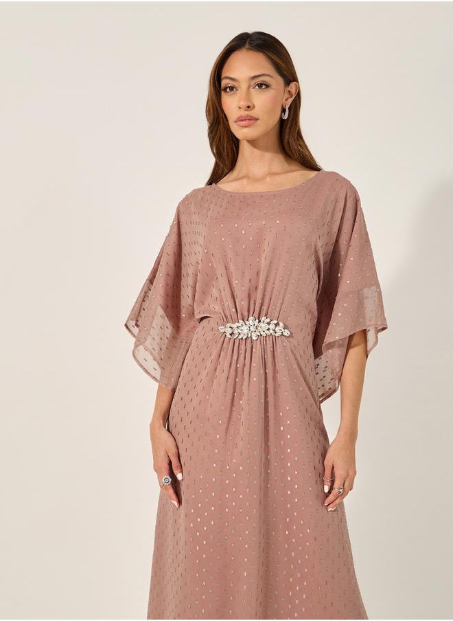 Embellished Waist Round Neck kaftan - pzsku/Z36658EAB3EE40B38DE07Z/45/1741341112/84c8c391-e0e7-4684-8d16-3fc40ce58e30