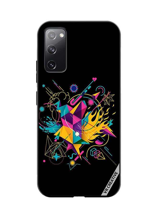 VR CREATIVE Protective Case Cover For Samsung Galaxy S20 FE 5G Art Design Multicolour - Image 1