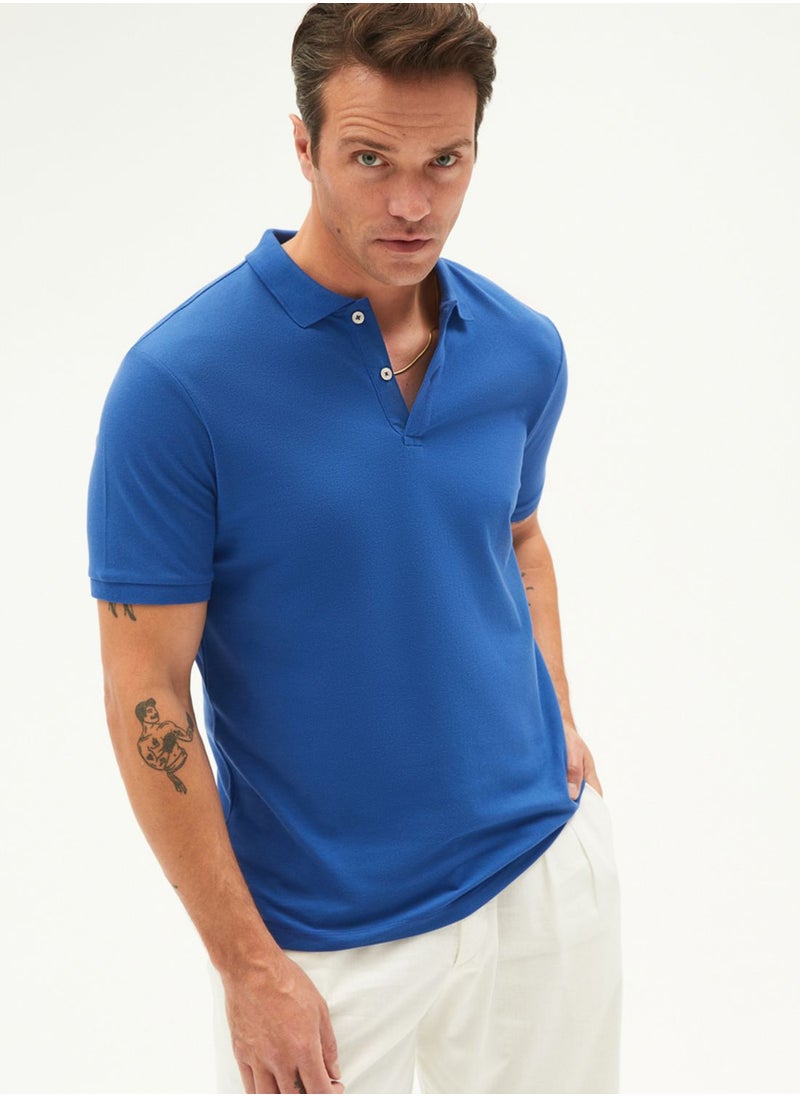 JUNE - Essential Regular Fit Polo T-Shirt - Image 1